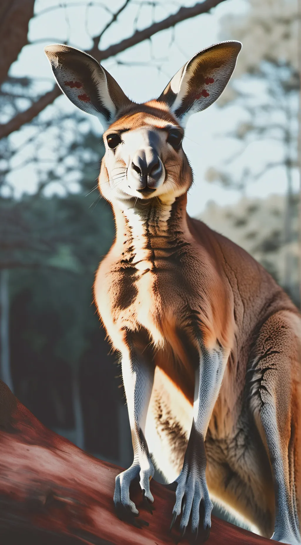 ai character: Kangaroo background
