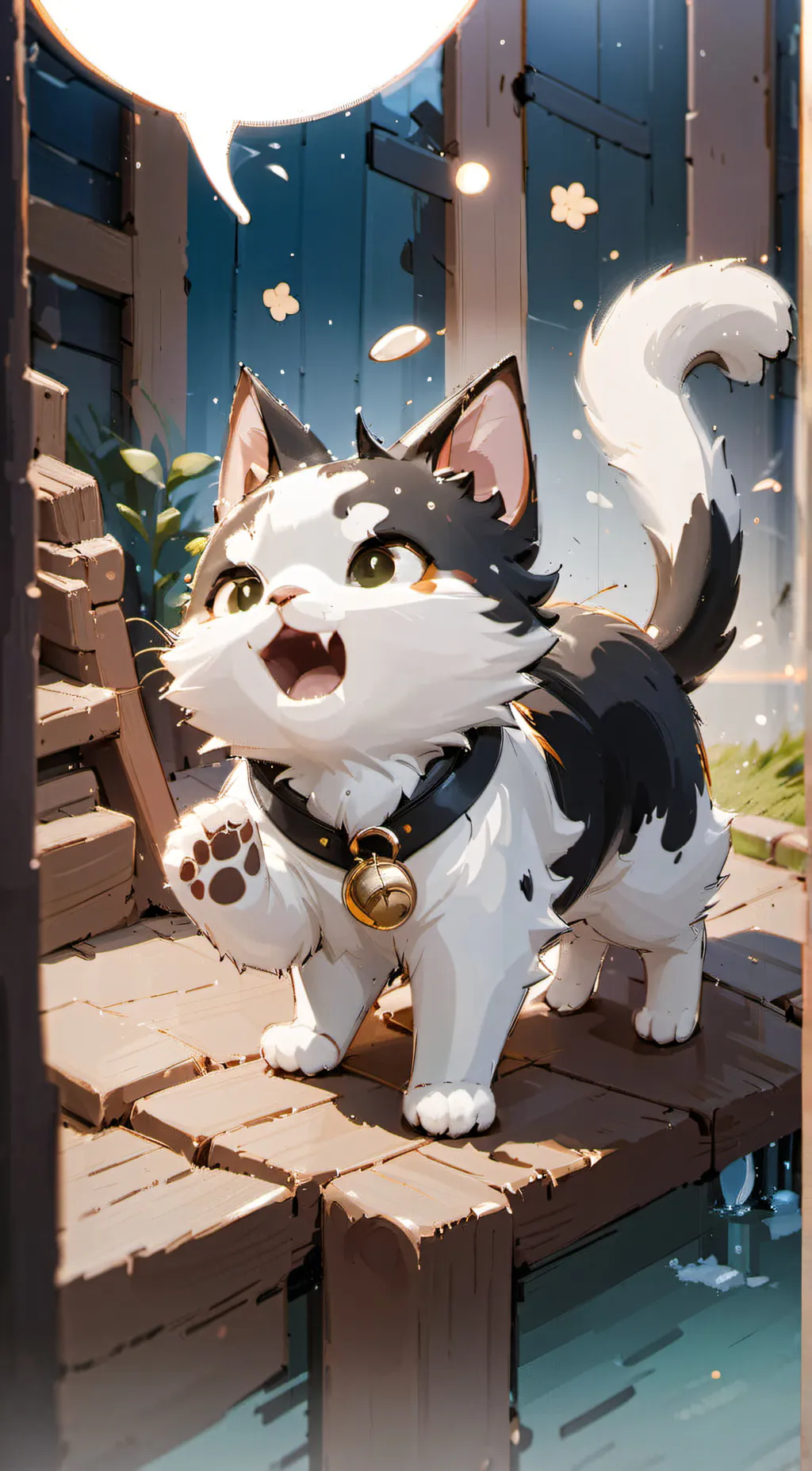 ai character: Hazel~! background