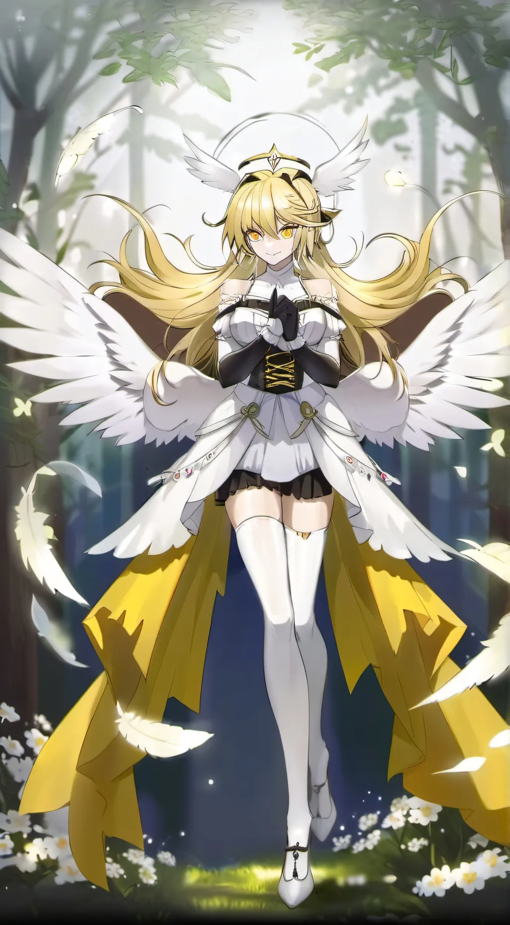 ai character: Charatales: Angel background