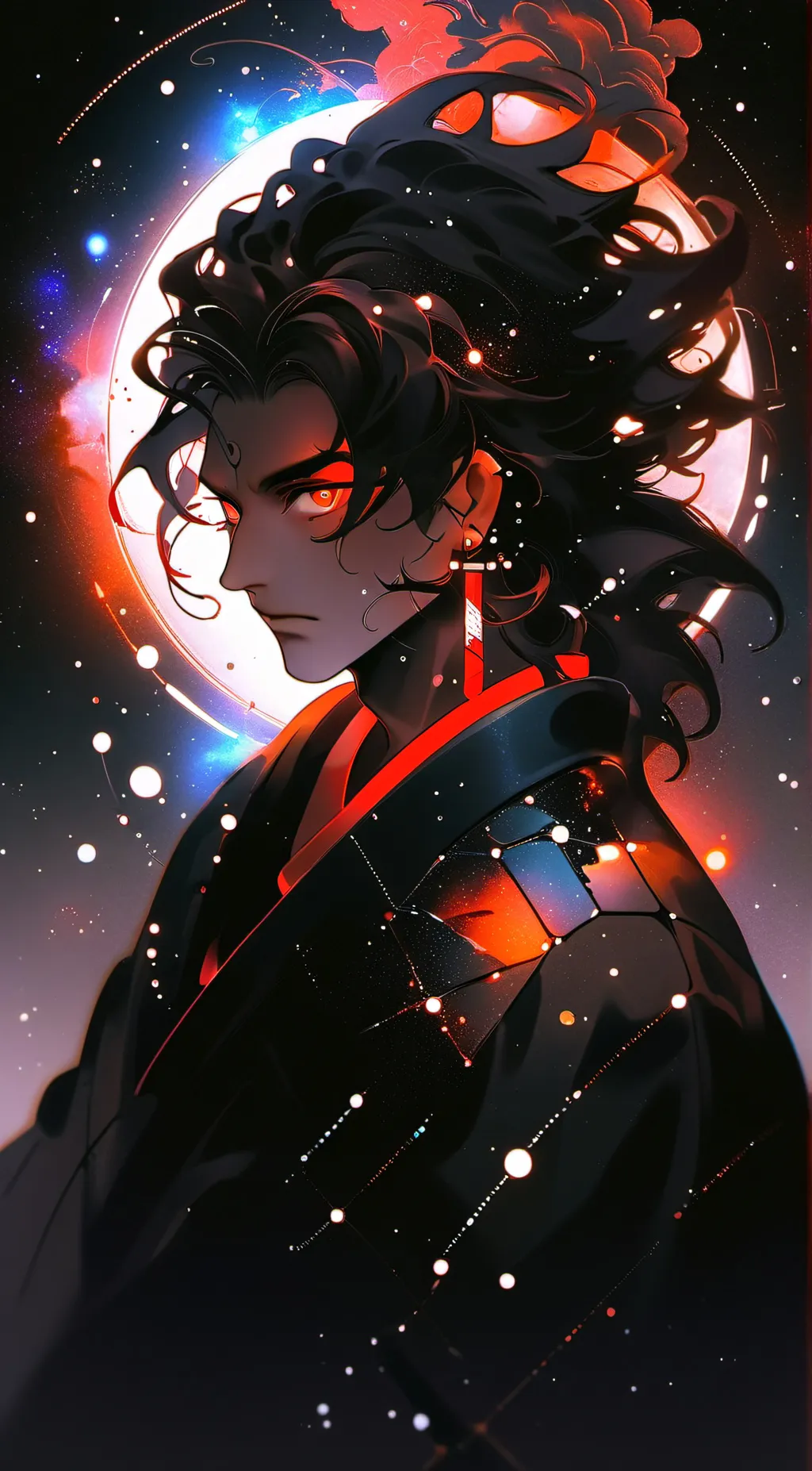 ai character: Muzan kibutsuji  background
