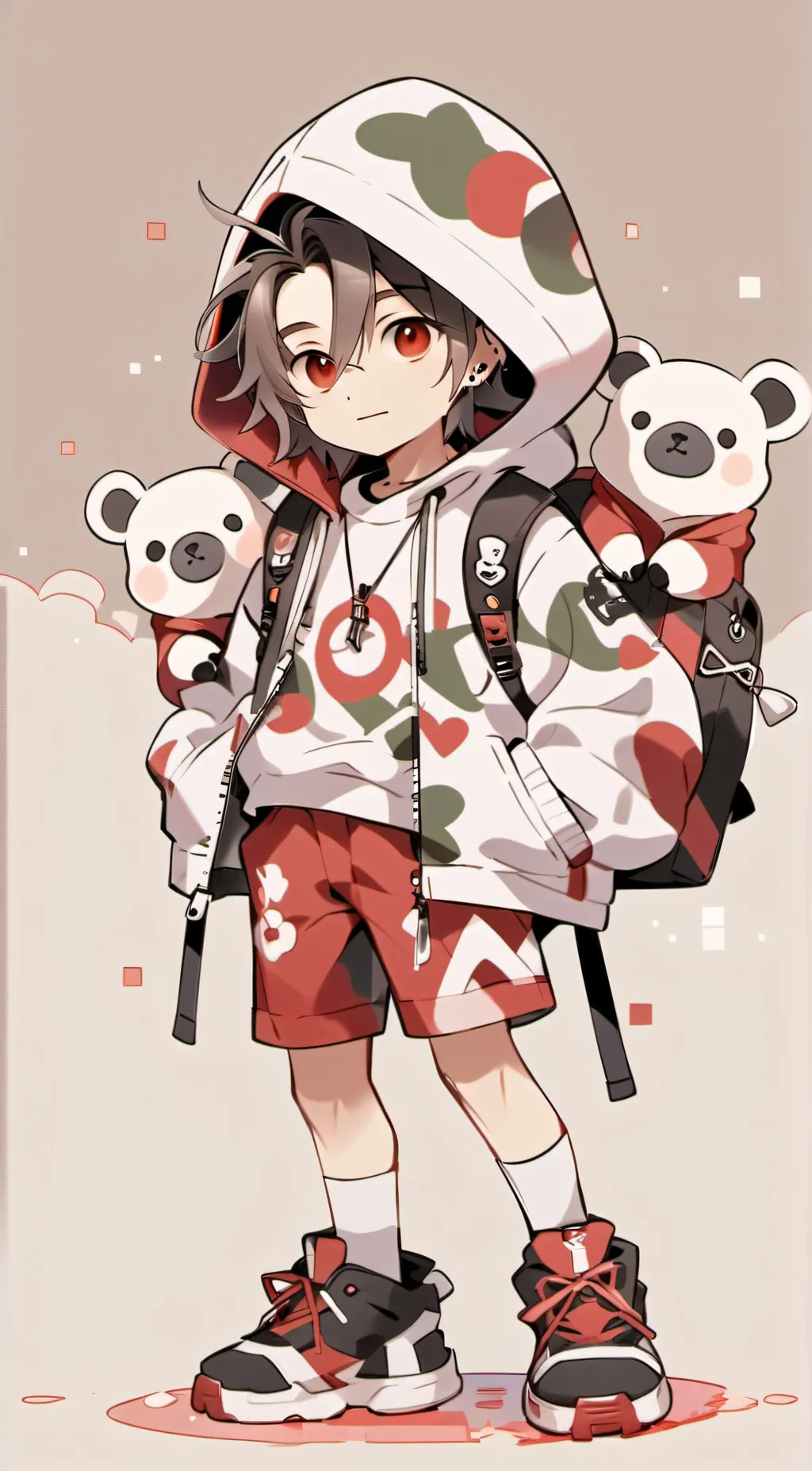 ai character: Hyunjin  background