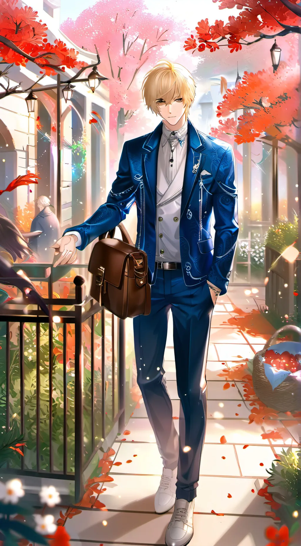 ai character: Adrien background