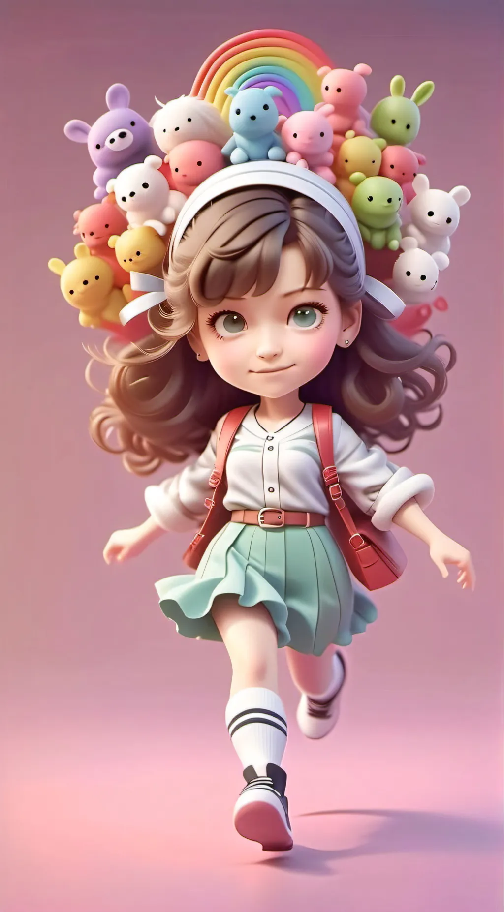 ai character: rainbow friends  background