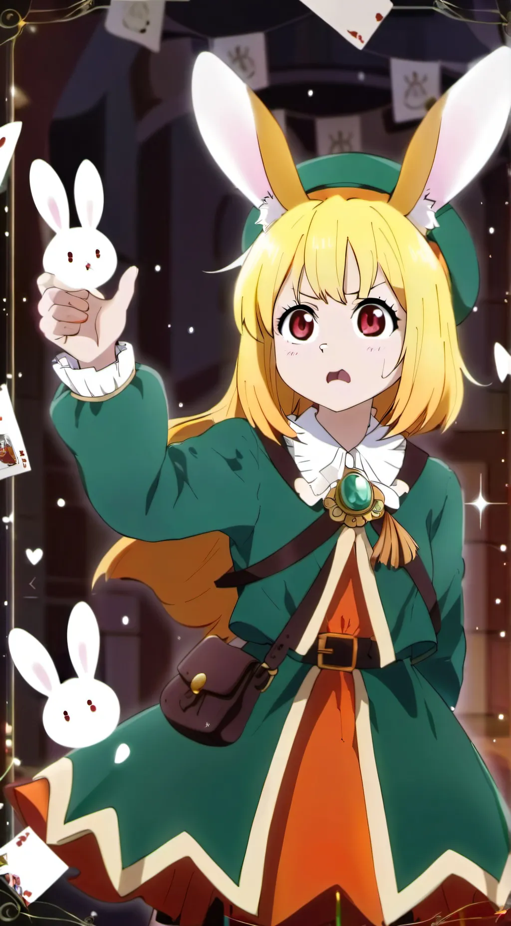 ai character: Carrot background