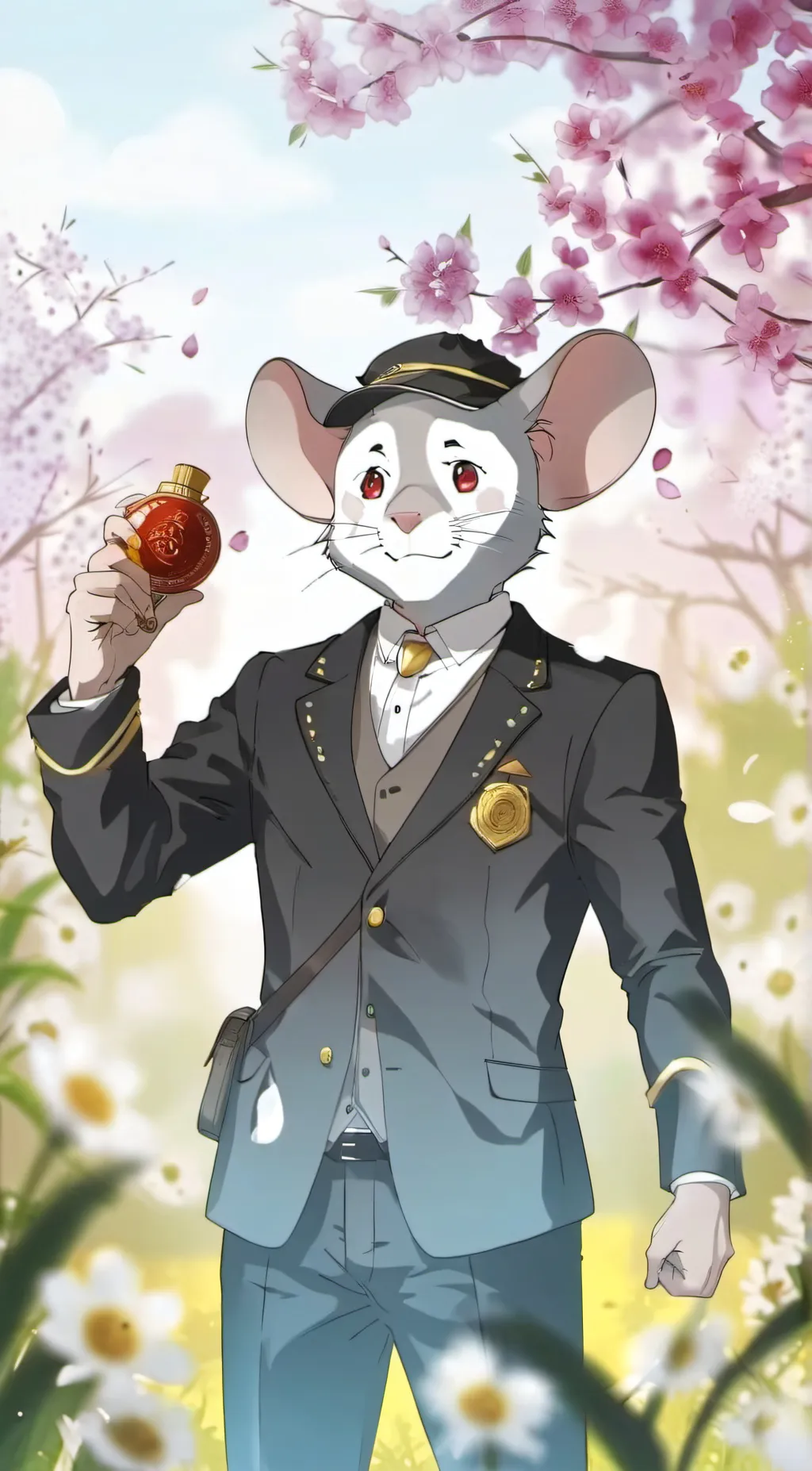 ai character: UA Nezu background