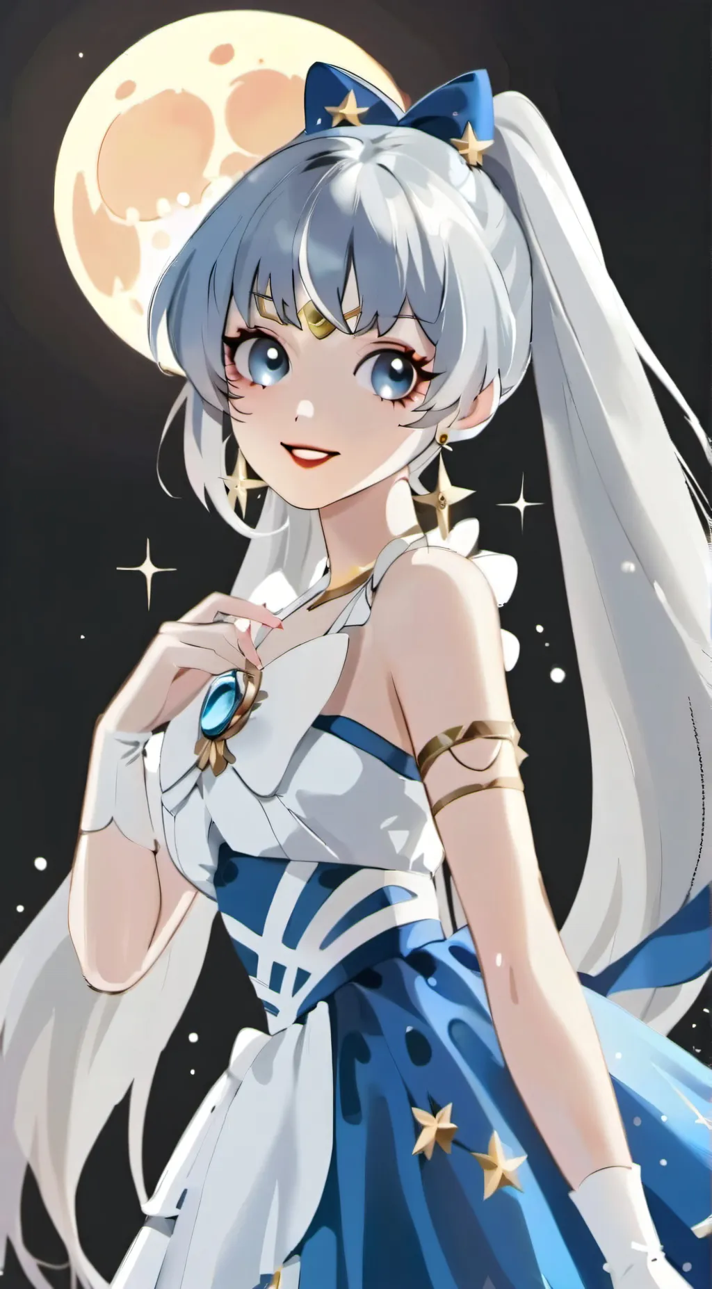 ai character: luna background