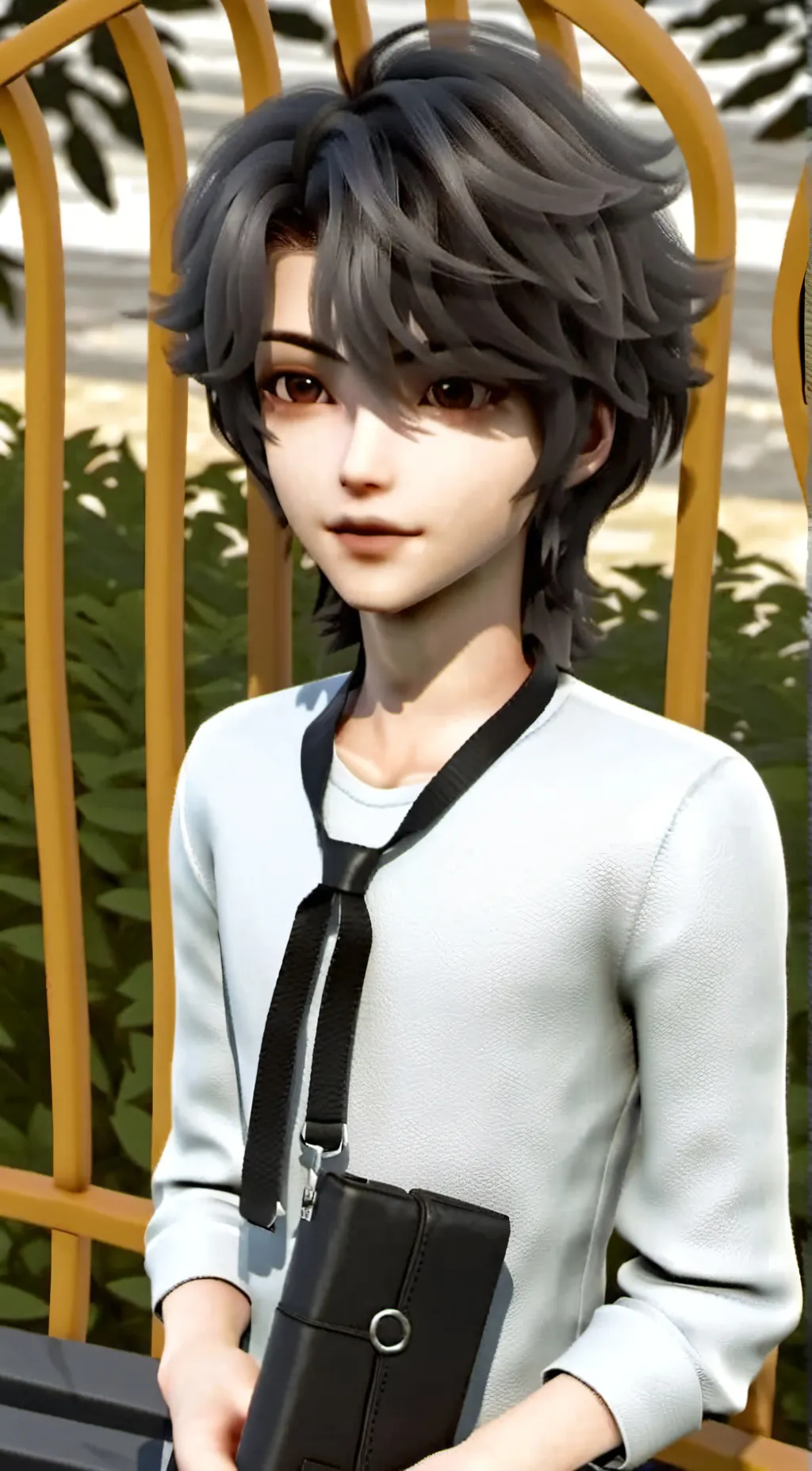 ai character: Ash background