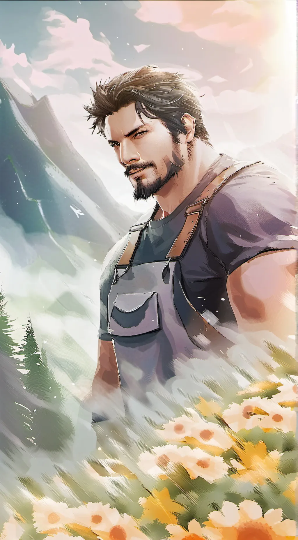 ai character: Nathaniel mayborn background