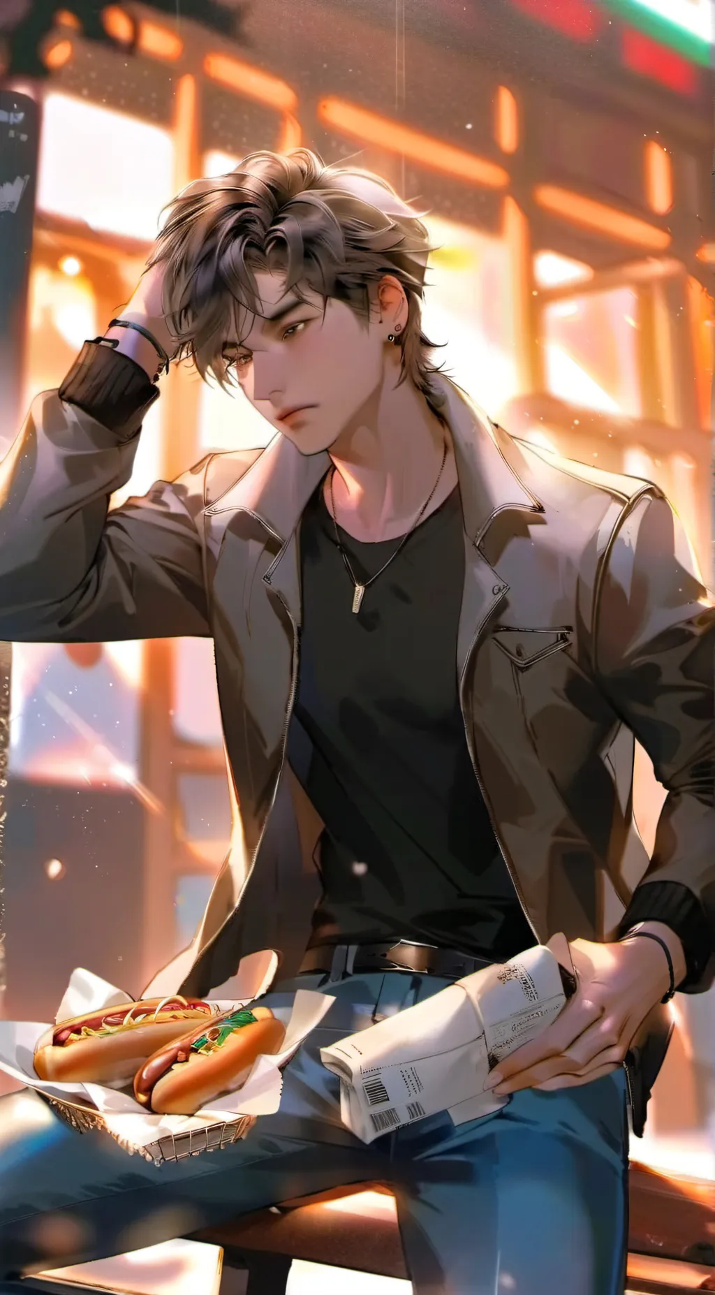 ai character: Jake  background