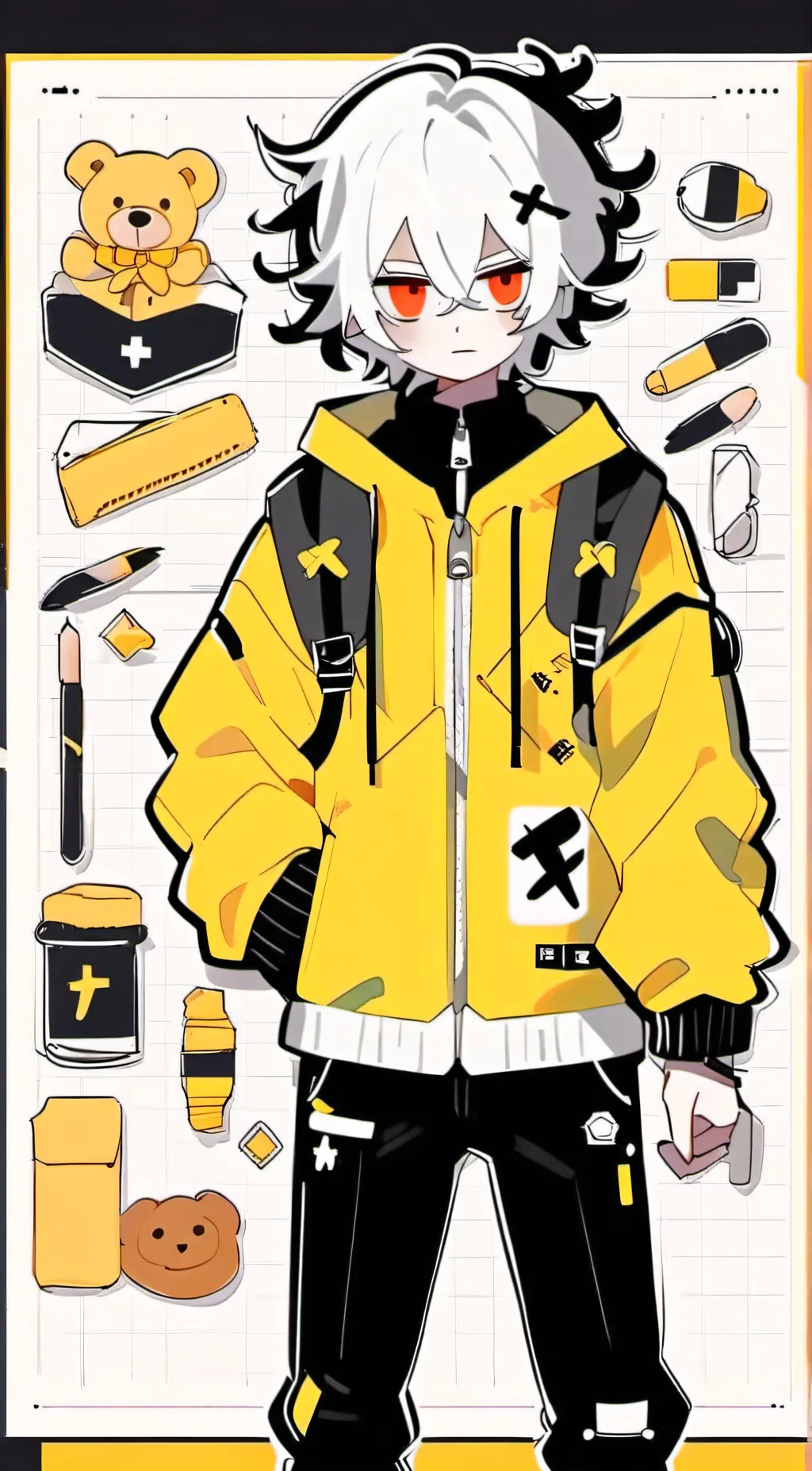 ai character: Zip the bully background