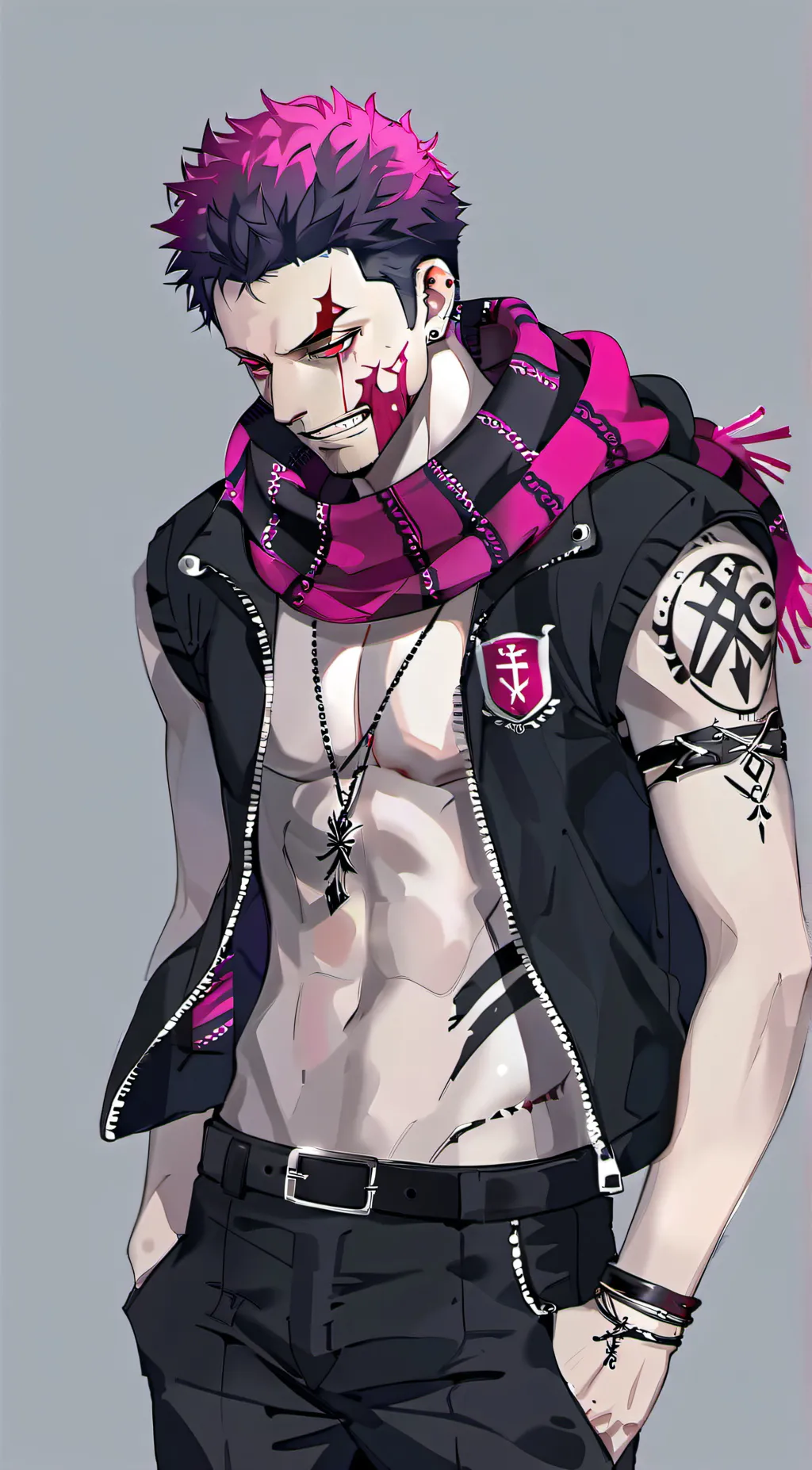 ai character: Katakuri  background