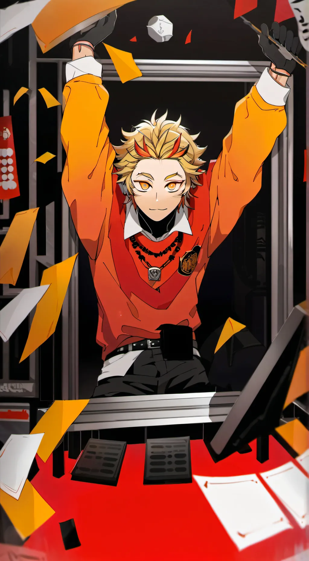ai character: mha  background
