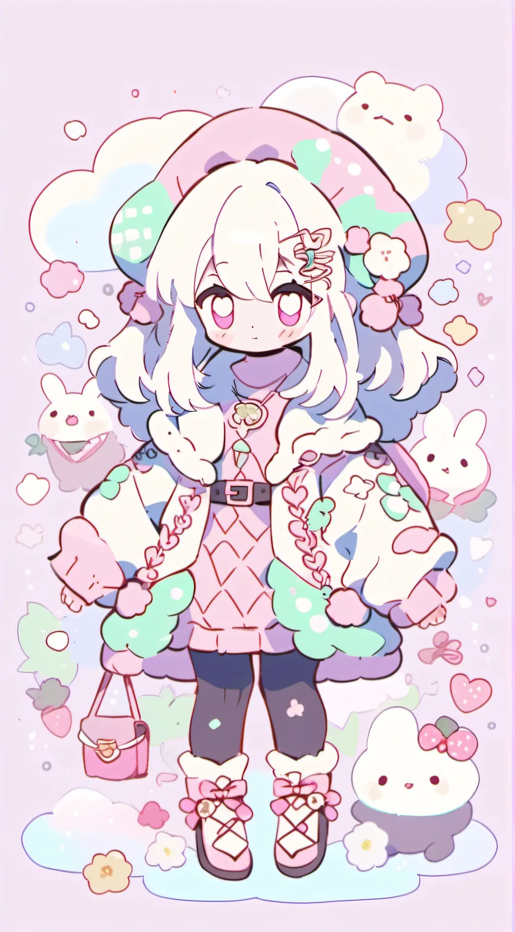 ai character: lankybox background