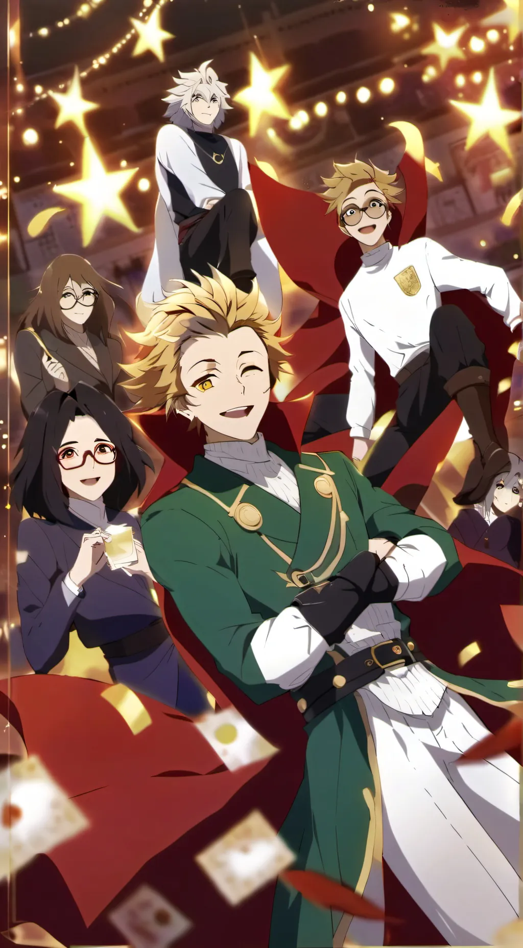 ai character: Mha Camp! background