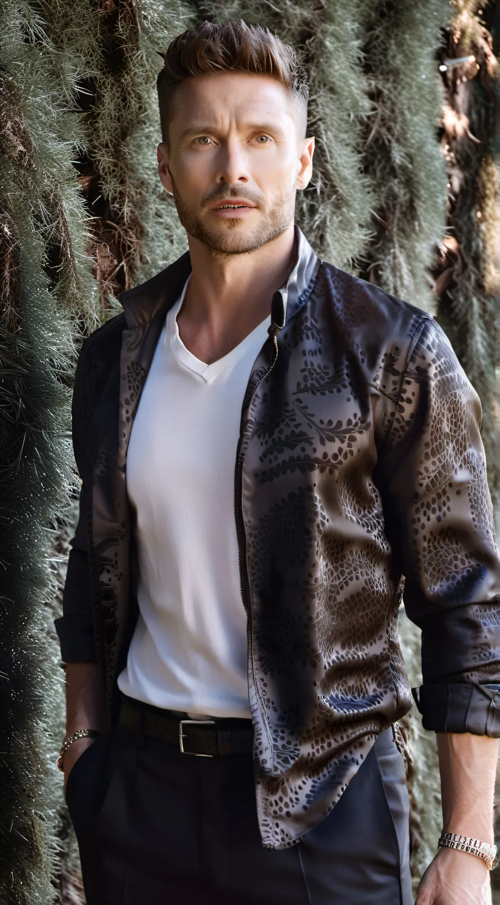 ai character: eric winter background