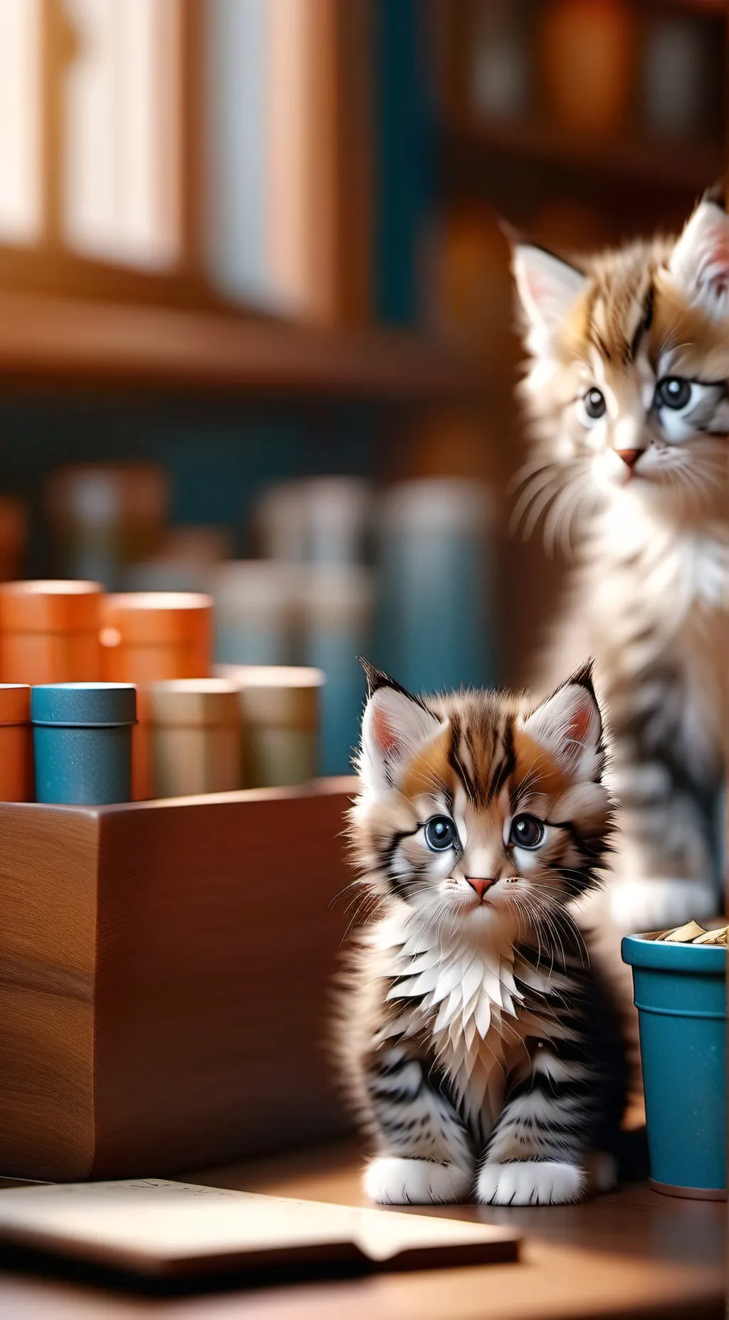 ai character: counting Kitten background