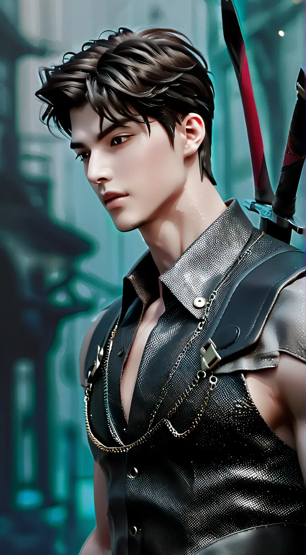 ai character: Jaekyung  background