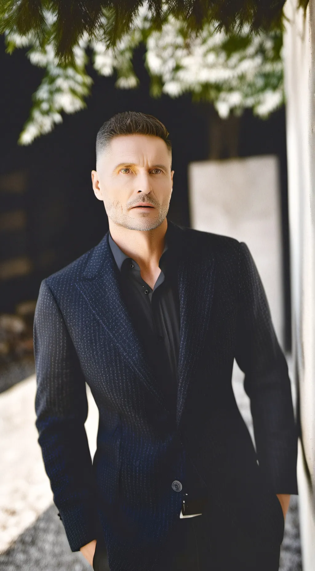ai character: eric winter background