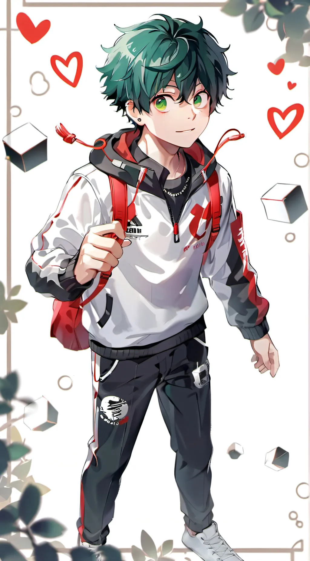 ai character: Izuko Midoriya background