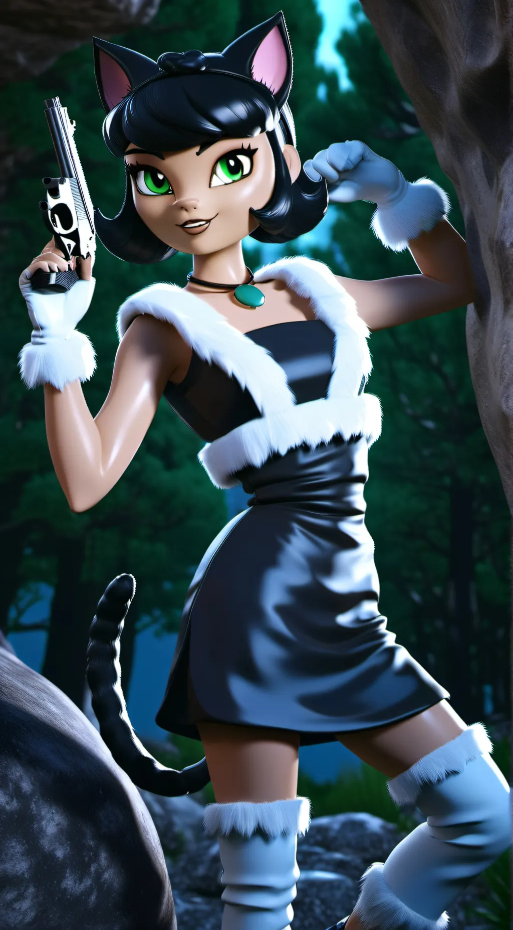 ai character: Kitty Katswell background