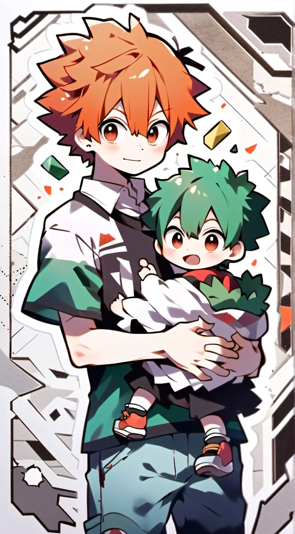 ai character: Deku is pregnant background