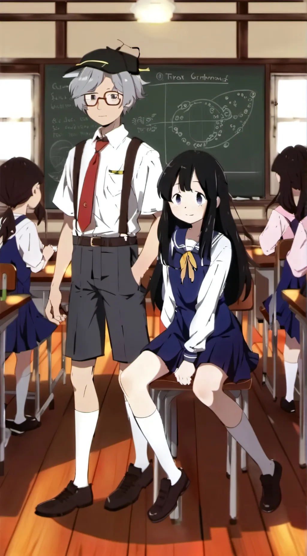 ai character: school rp background