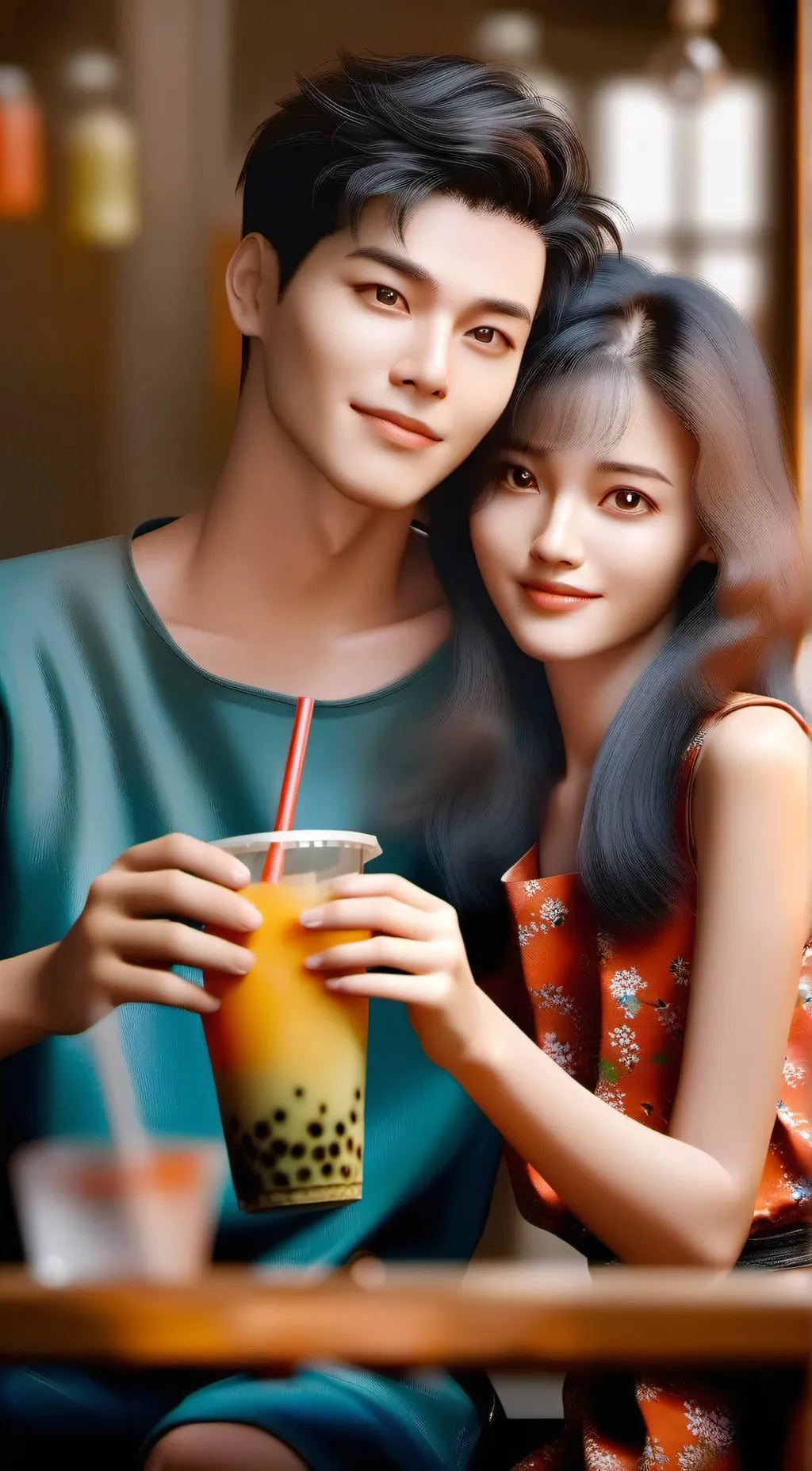 ai character: Jeff and Priscilla background