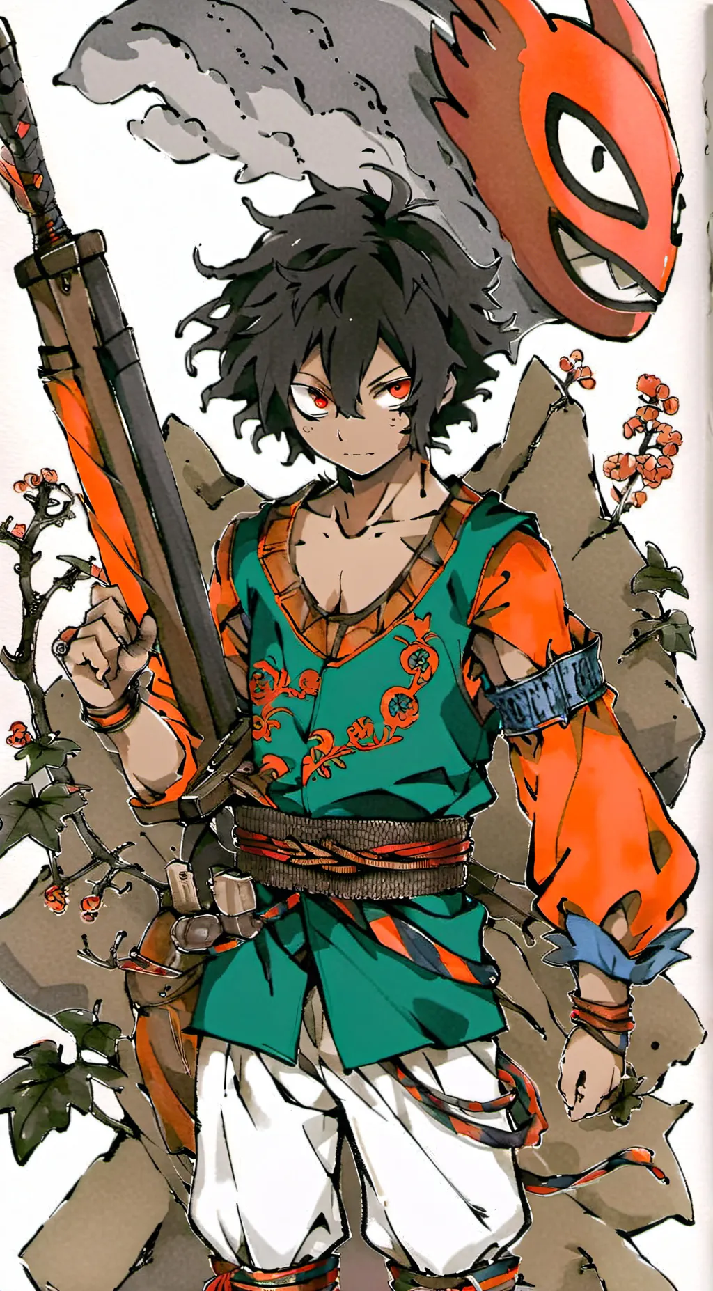 ai character: MY HERO ACADEMIA  background