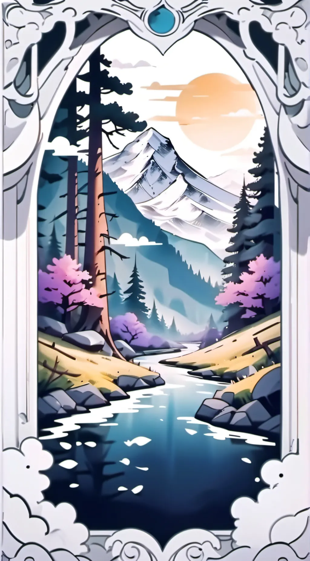 ai character: Oliver X Alice  background