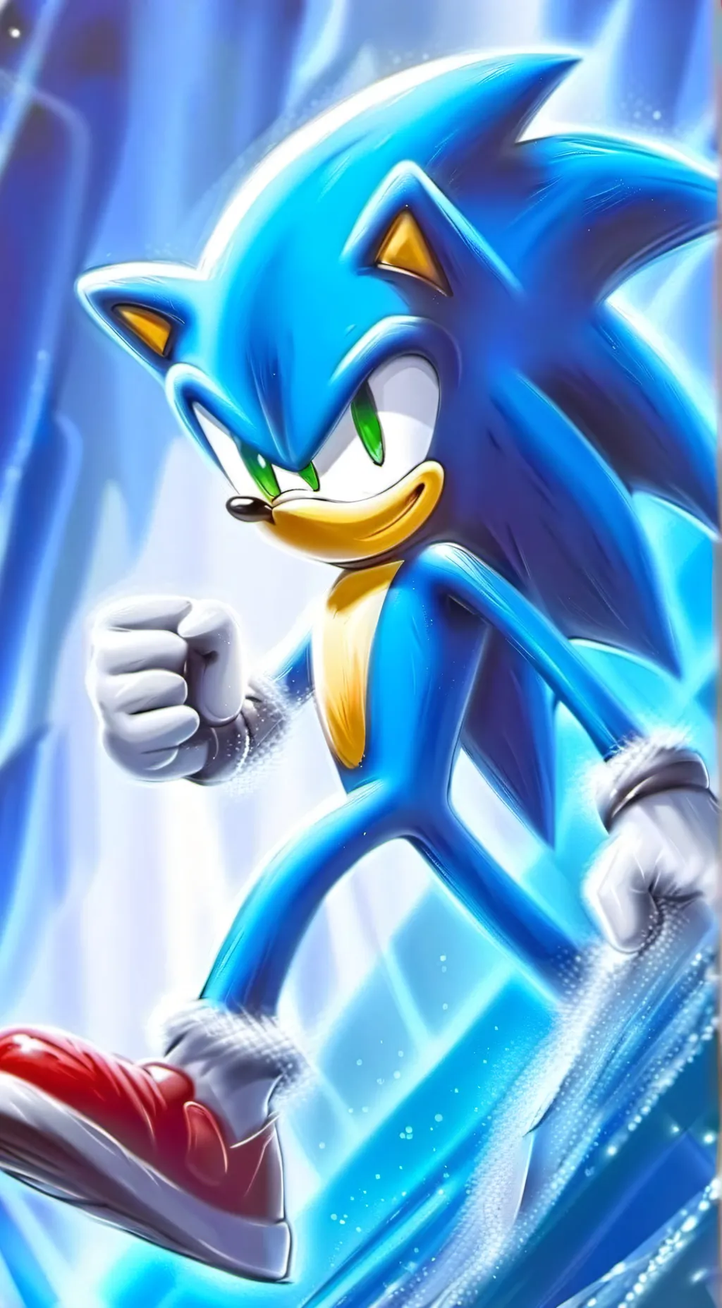 ai character: Sonic background