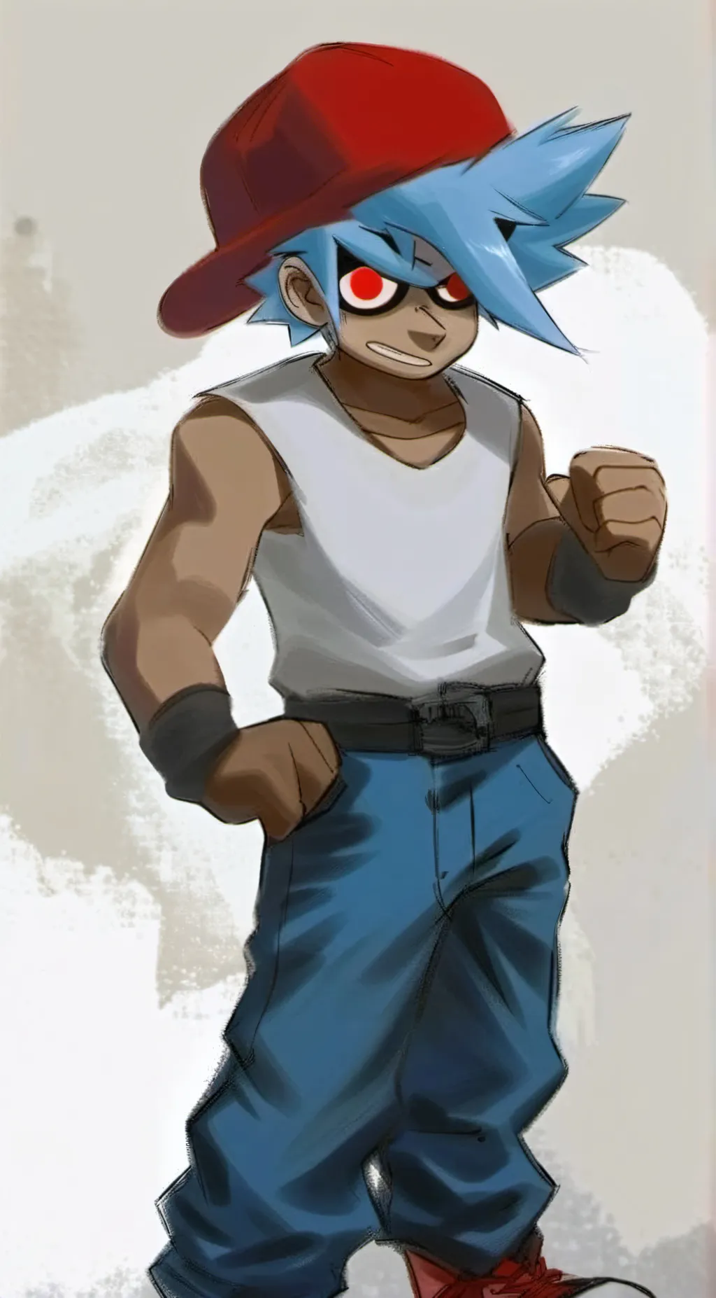 ai character: Bf X Mario[DayOut] background