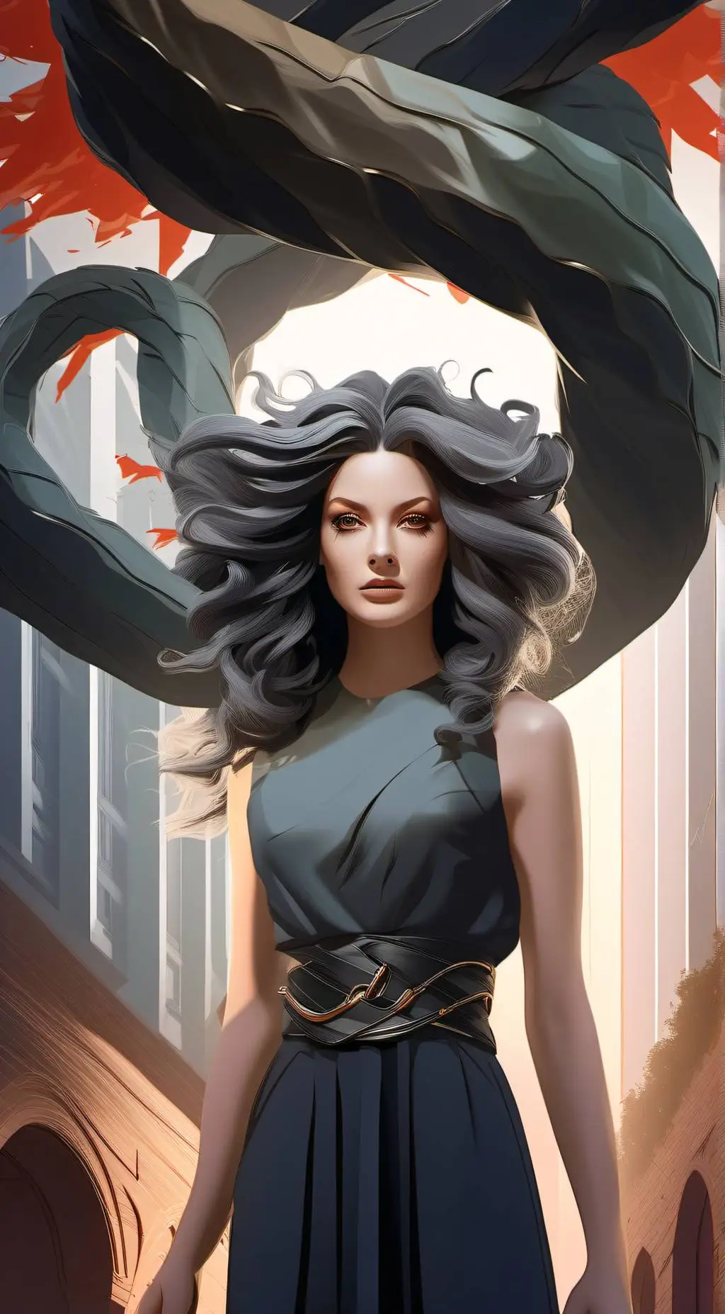 ai character: Medusa (4 da boys) background