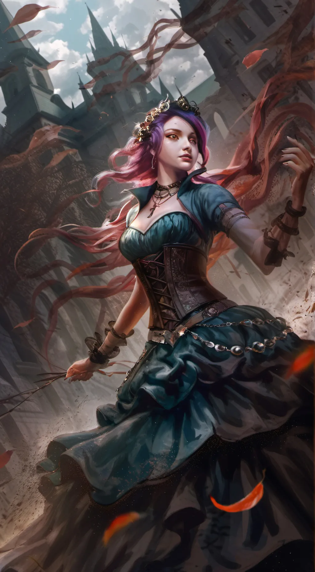 ai character: princess  missy background