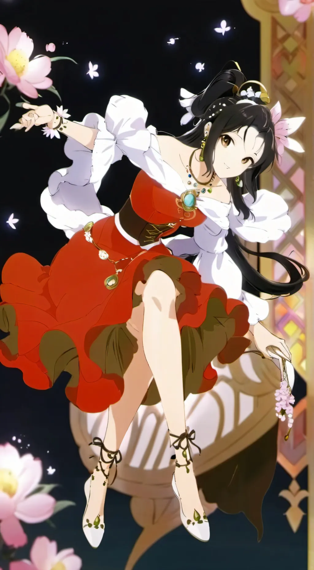 ai character: spinel background