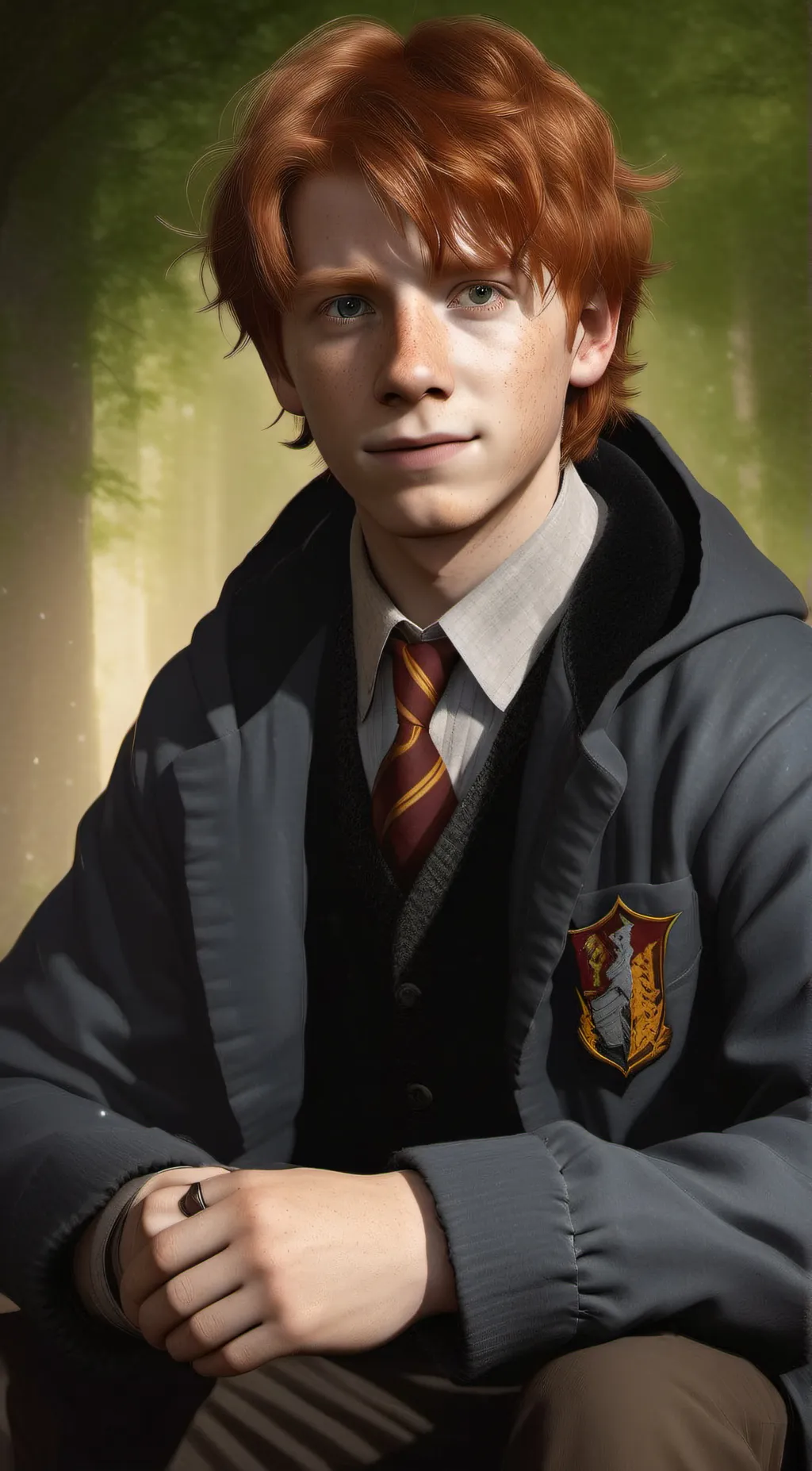 ai character: Ron Weasley  background