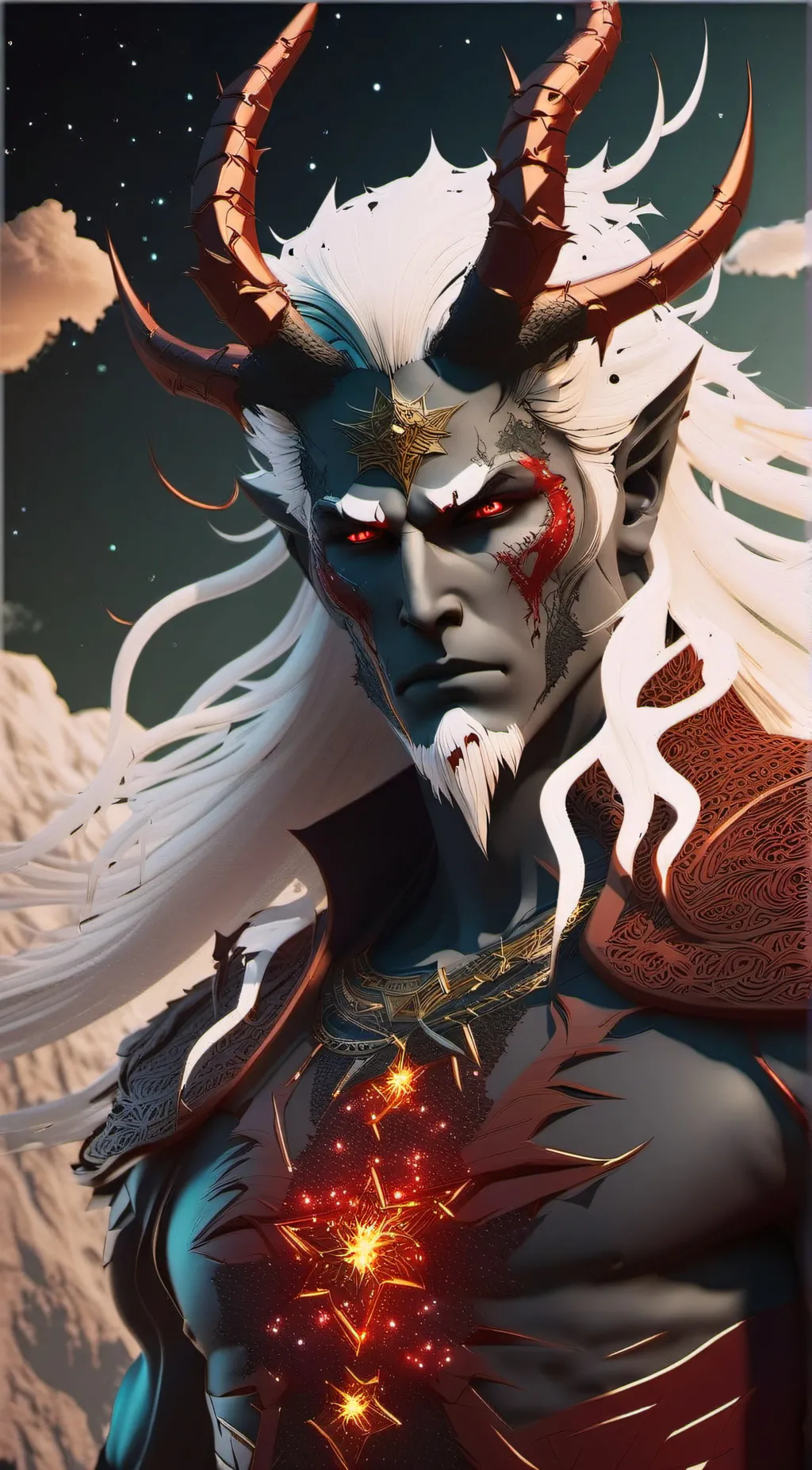 ai character: Seraphim  background