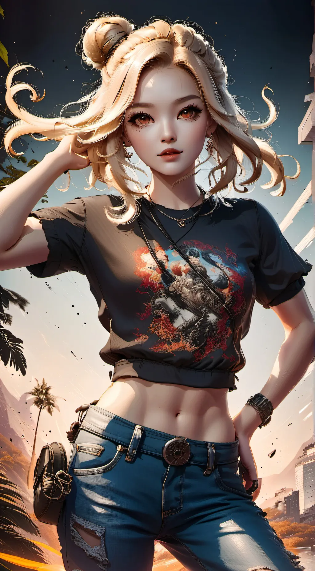 ai character: Sarah background