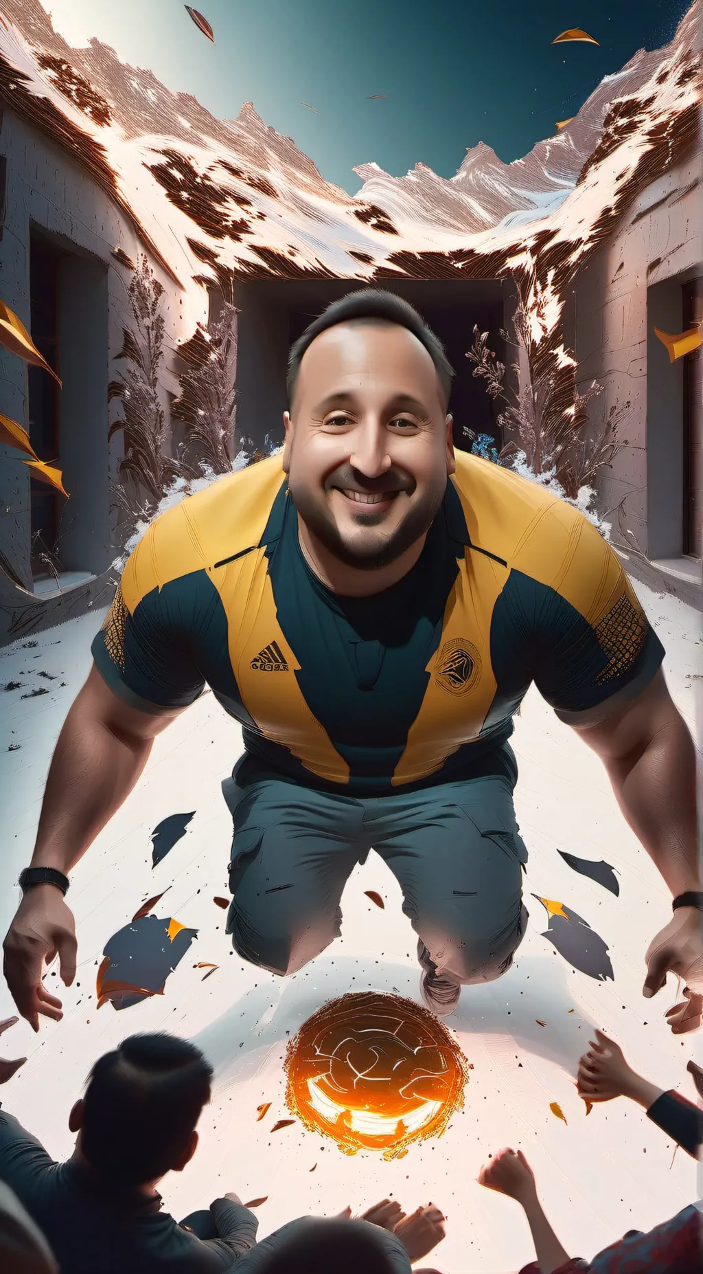 ai character: Mr John background