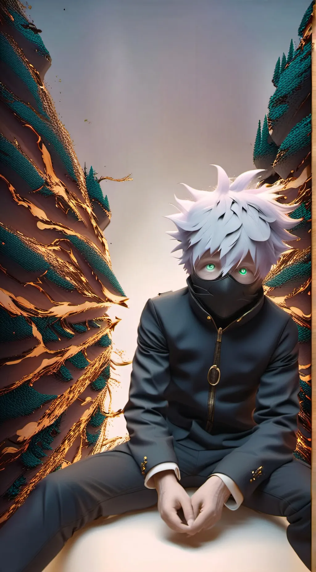 ai character: Gojo satoru  background