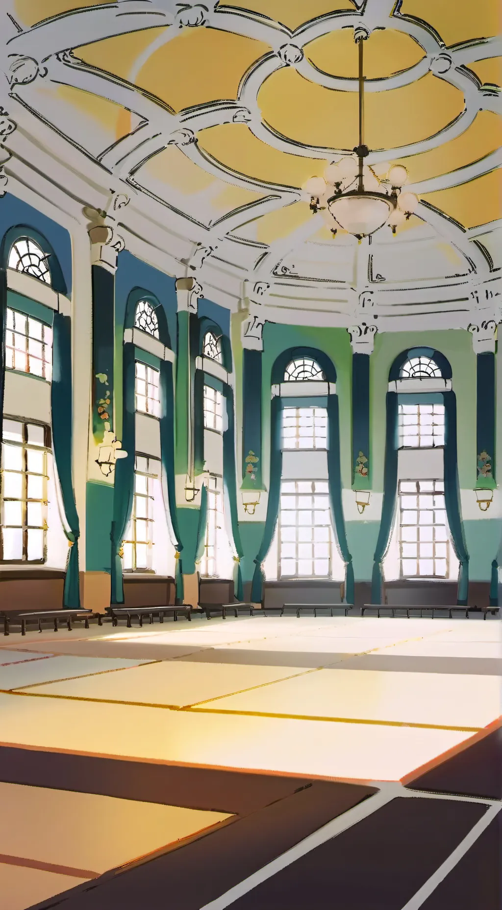 ai character: Prom night background