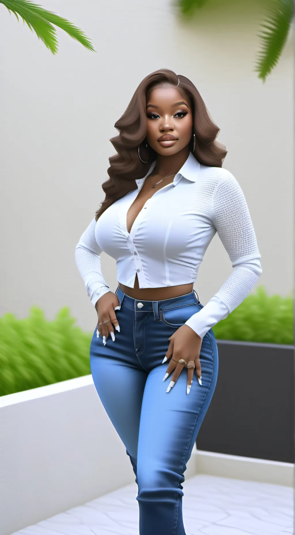 ai character: Jayla🫶🏾👿😘 background