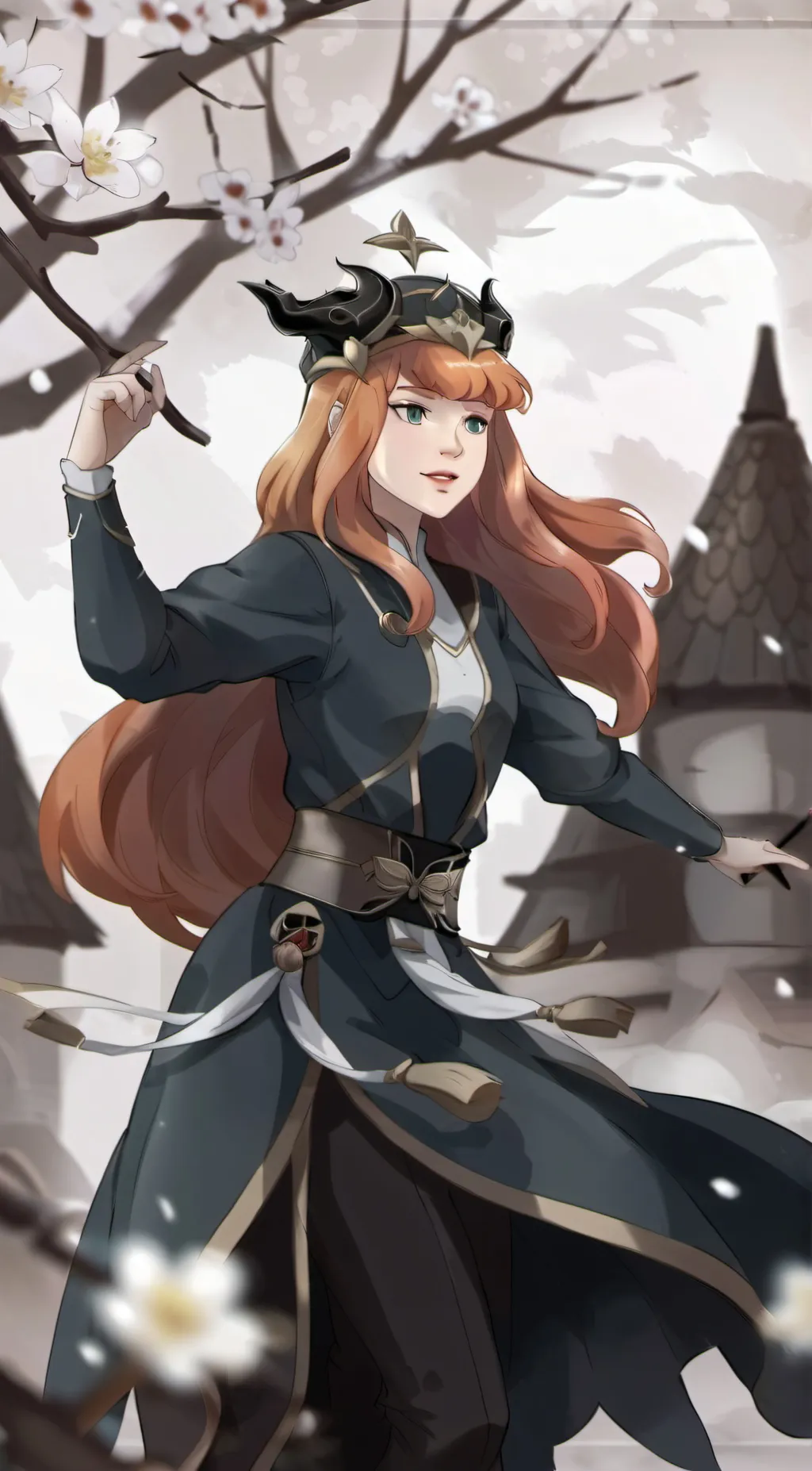 ai character: Daphne Blake  background