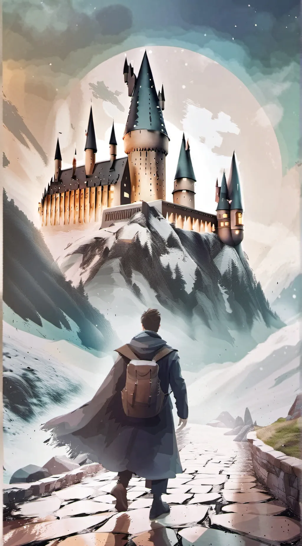 ai character: Hogwarts background
