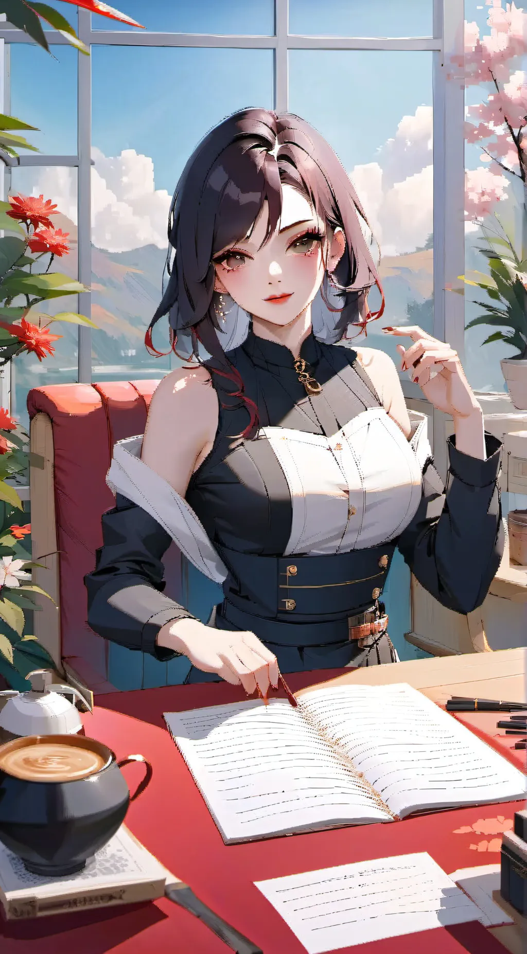 ai character: Regina  background