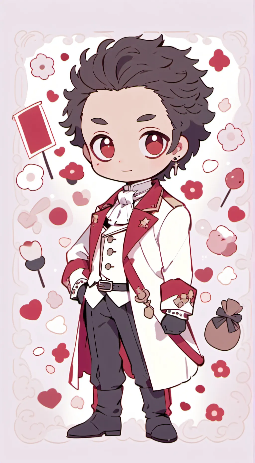 ai character: Lafayette 💅 background