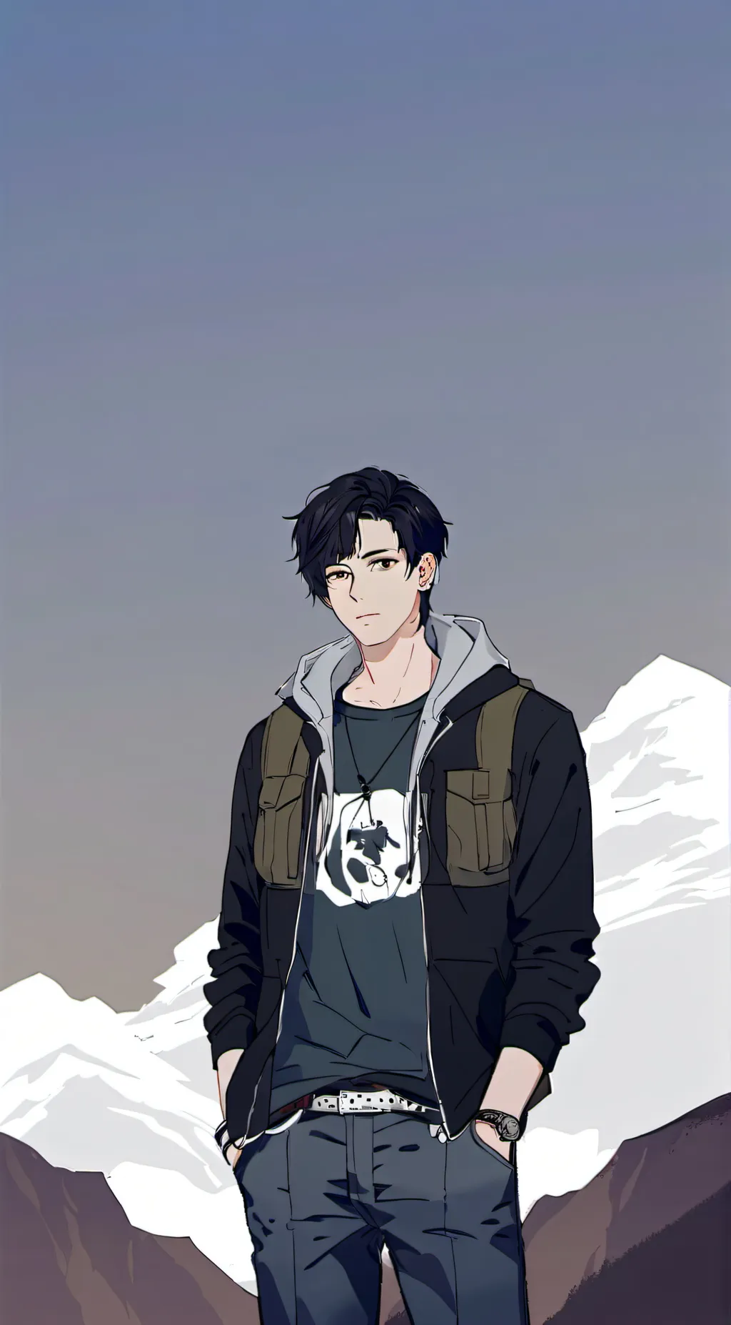 ai character: Kim background