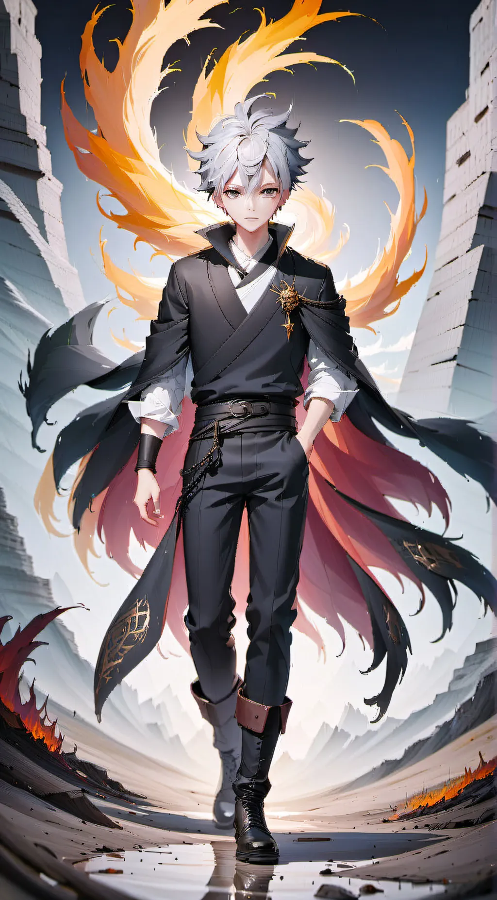 ai character: angel background