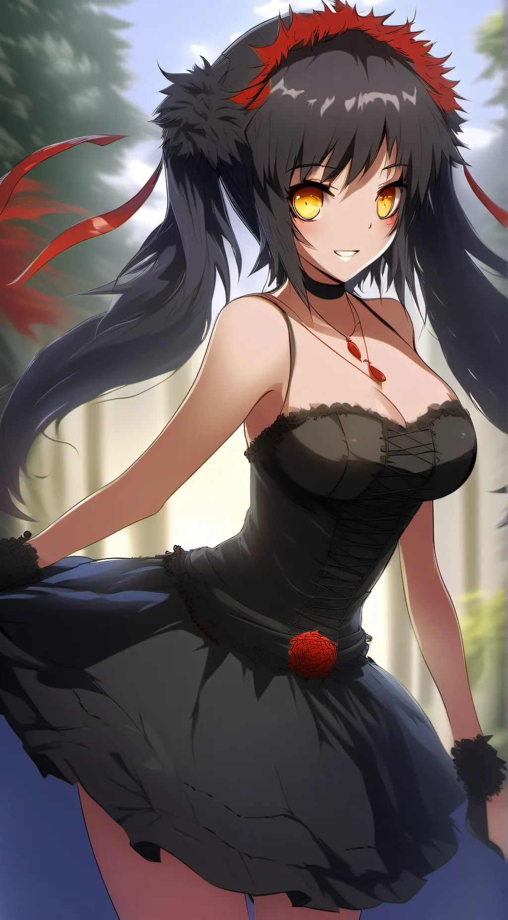 ai character: Anime Harem background