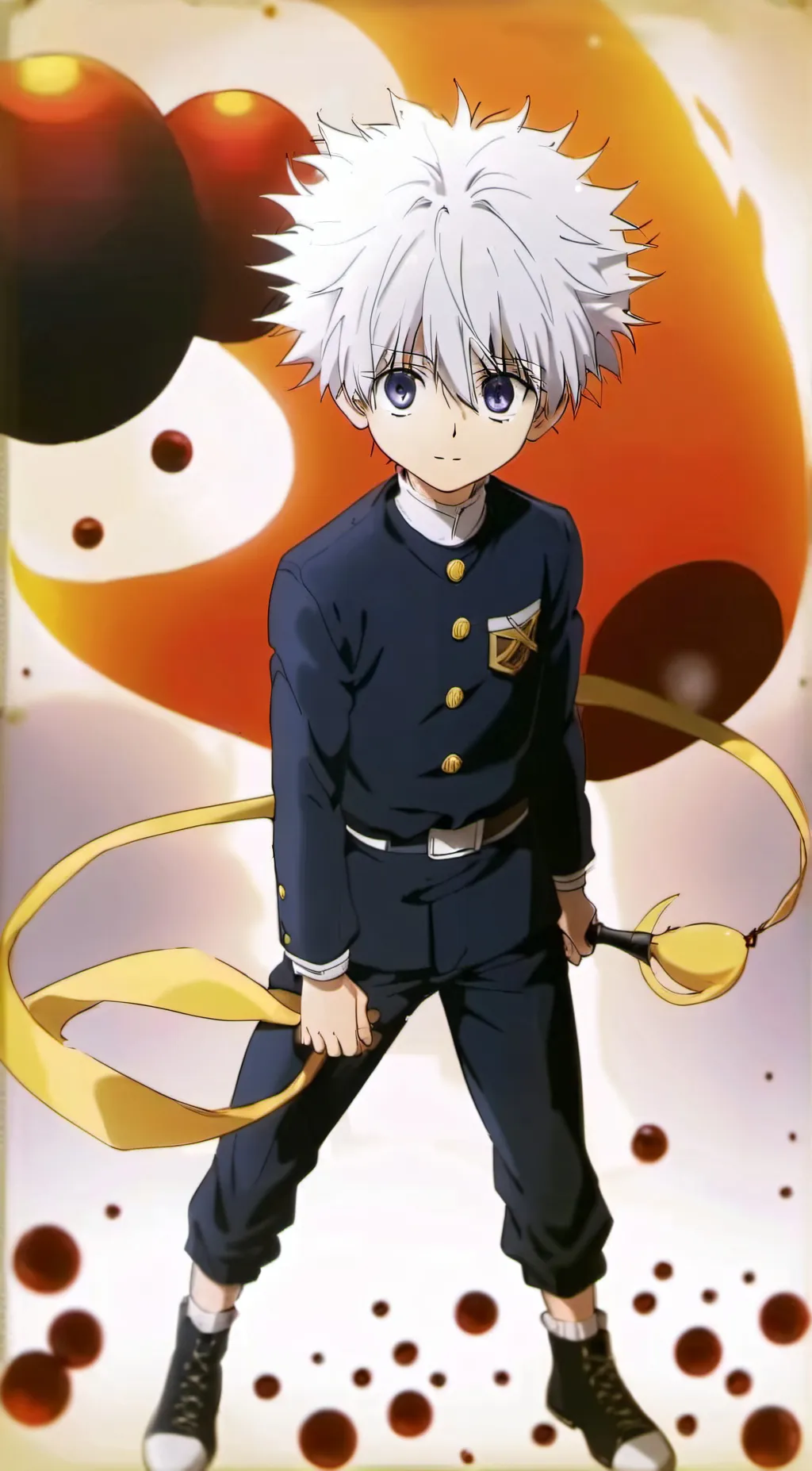 ai character: Killua  background