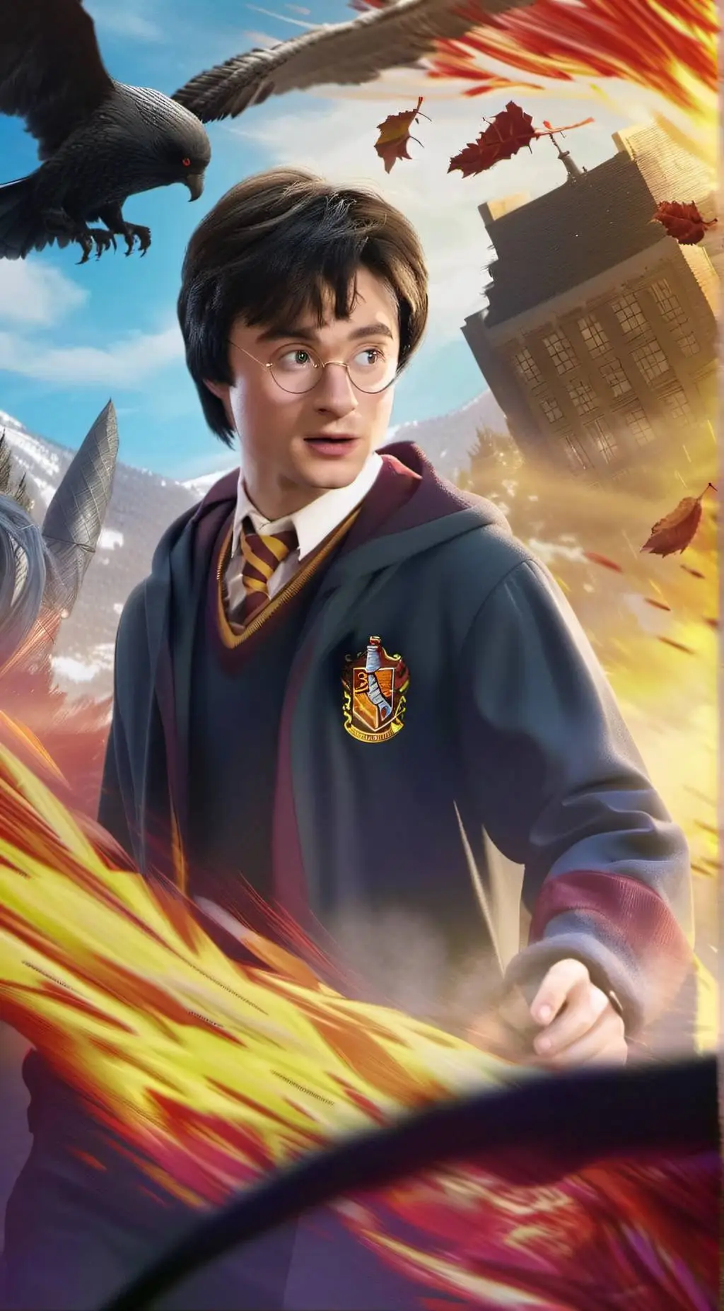ai character: Harry Potter background